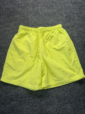 LCKR Neon Yellow Athletic Swim Shorts
